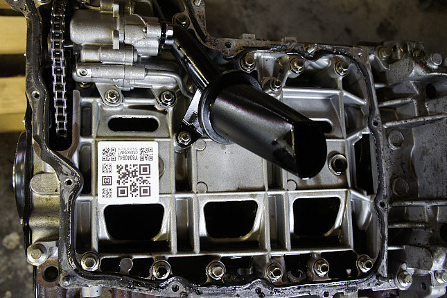 Фотография блока двигателя без поддона (коленвала) Ford CVRA