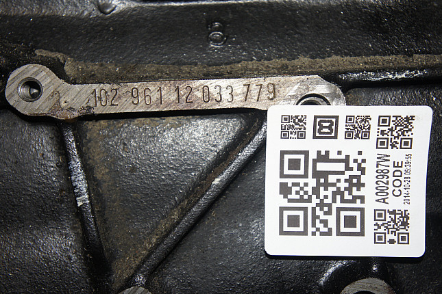 Номер двигателя и фотография площадки Mercedes M 102.961