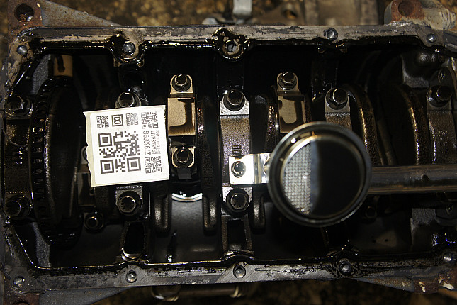 Фотография блока двигателя без поддона (коленвала) OPEL Z 19 DT