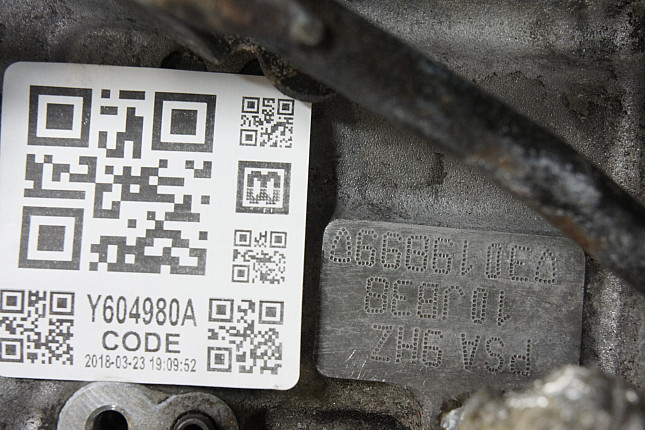 Номер двигателя и фотография площадки Citroen 9HZ (DV6TED4)