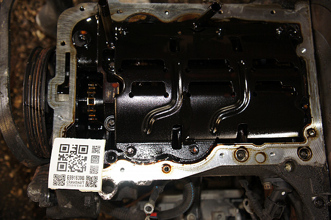 Фотография блока двигателя без поддона (коленвала) OPEL X 10 XE