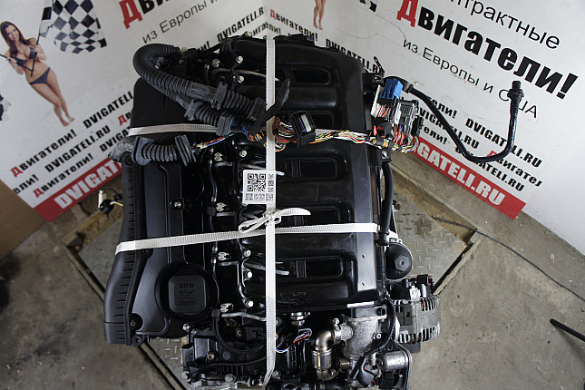 Фотография контрактного двигателя сверху BMW M57 D30 (306D3)