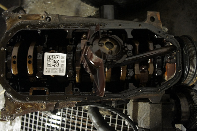 Фотография блока двигателя без поддона (коленвала) Audi AAR