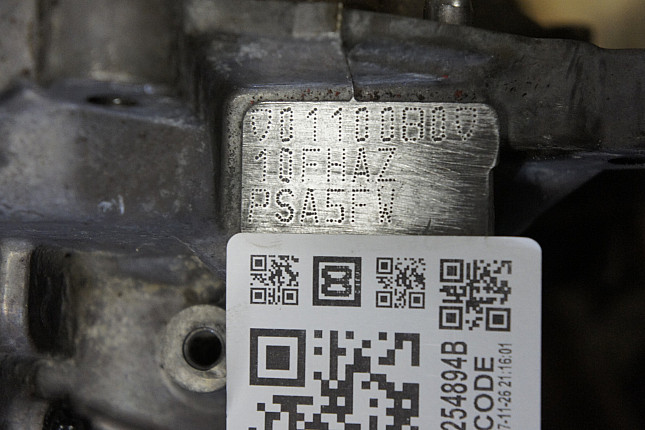 Номер двигателя и фотография площадки Citroen 5FS (EP6C)