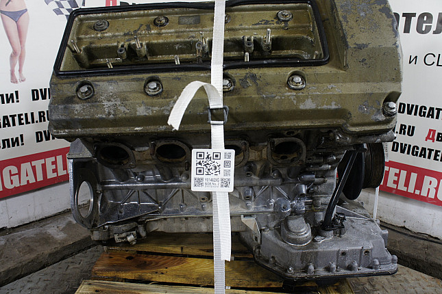 Двигатель вид с боку BMW M62 B44 (448S2)