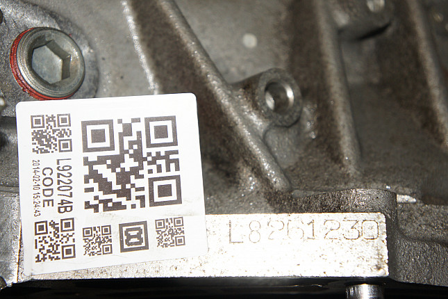 Номер двигателя и фотография площадки MAZDA L813