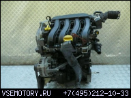 ДВИГАТЕЛЬ RENAULT CLIO III IV 1.4 16V K4J G 780