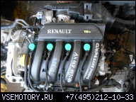 ДВИГАТЕЛЬ RENAULT MEGANE MODUS CLIO 1.4 16V K4J C7/50