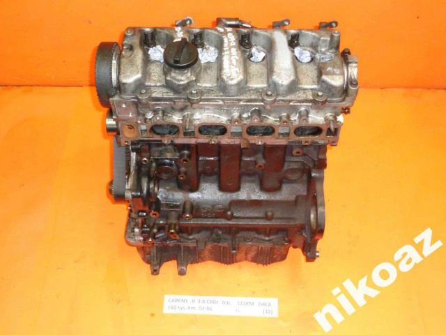KIA CARENS II 2.0 CRDI 03 113KM D4EA двигатель