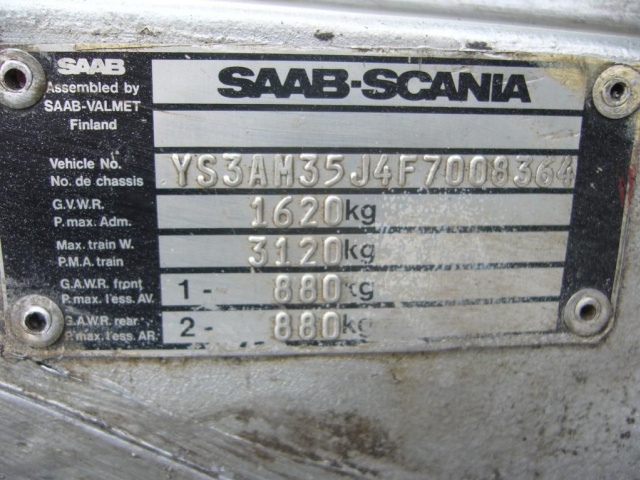 SAAB 900 I 85r.COUPE двигатель 2, 0