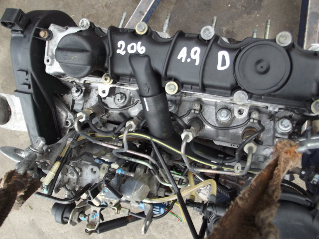 Peugeot 206 1.9 d двигатель насос wtryskowa