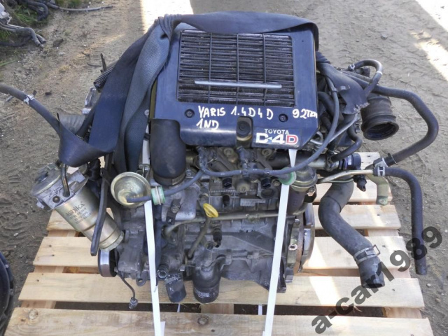Двигатель в сборе TOYOTA YARIS 1.4D4D 1ND 99-06r