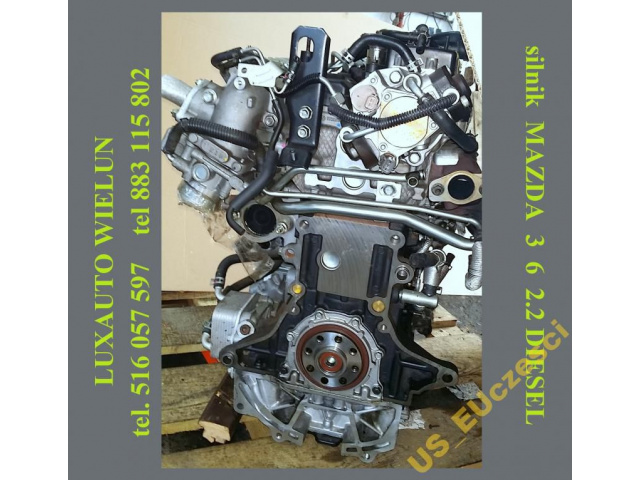 Двигатель Mazda 3 6 cx7 2, 2 MZR CD R2AA как новый