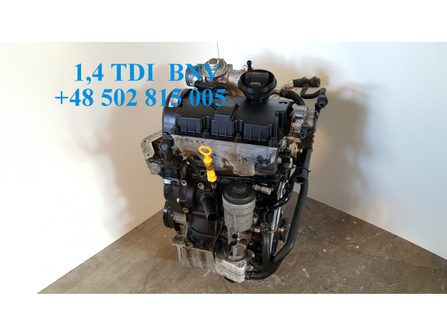 Двигатель 1, 4 TDI BNV SEAT IBIZA 6L в сборе