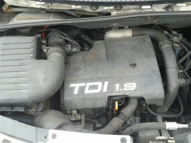 Двигатель 1.9TDI без навесного оборудования Sharan Seat Alhambra 1998г.