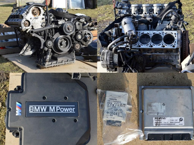 Двигатель BMW E39 M5 400 KM поврежденный