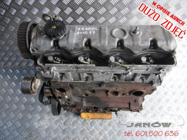 Двигатель Opel Movano 2.5 D 97-03r 8140.67