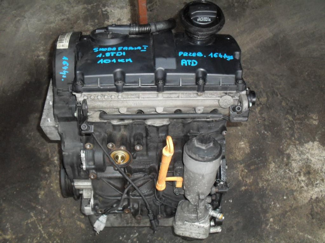 Двигатель Skoda Fabia I 1.9 TDI 101 л. с. ATD пробег.164ty