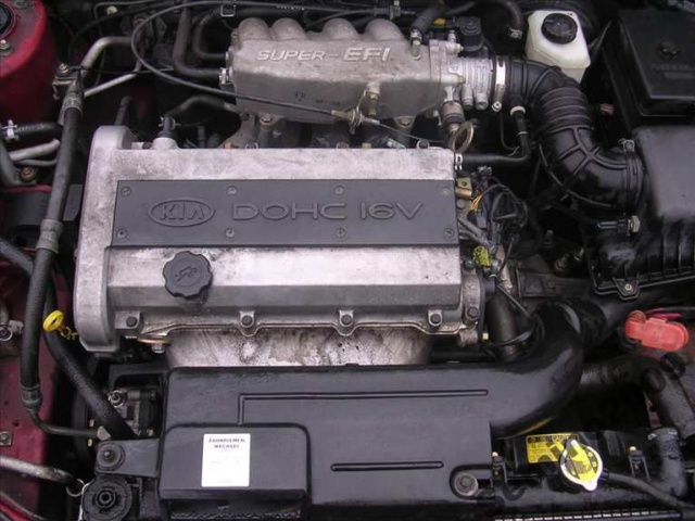 Двигатель 1.5 16v KIA SHUMA 2000r DOHC