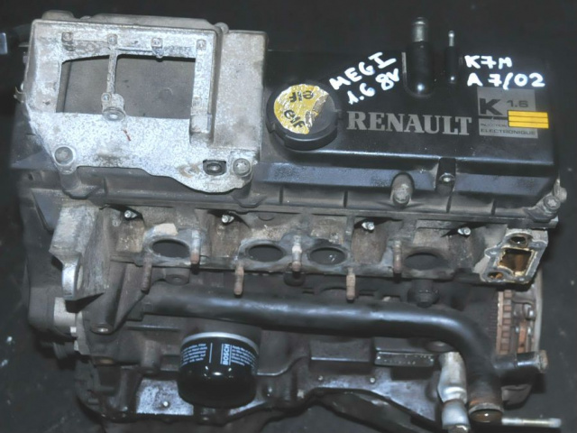 Двигатель K7M A7/02 RENAULT MEGANE I SCENIC 1.6 8V