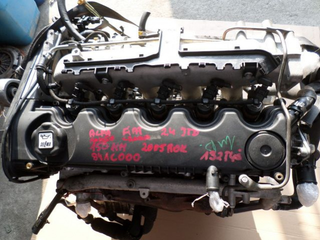Двигатель 2.4JTD 841C000 ALFA 156 166 CROMA LANCIA