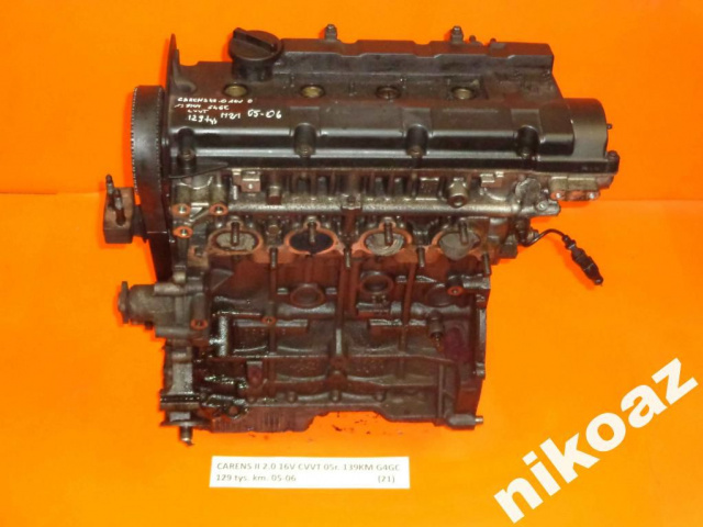 KIA CARENS II 2.0 B 16V CVVT 05 139KM G4GC двигатель