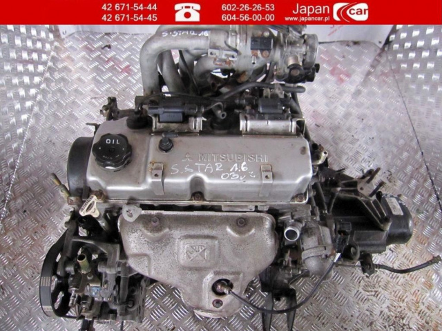 Двигатель голый MITSUBISHI SPACE STAR 1.6 B FL 98-05