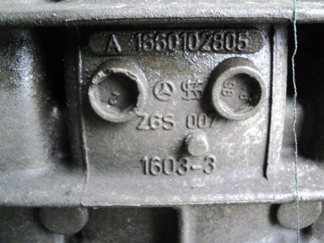 Двигатель MERCEDES A класса W168 1.6B A1660102805