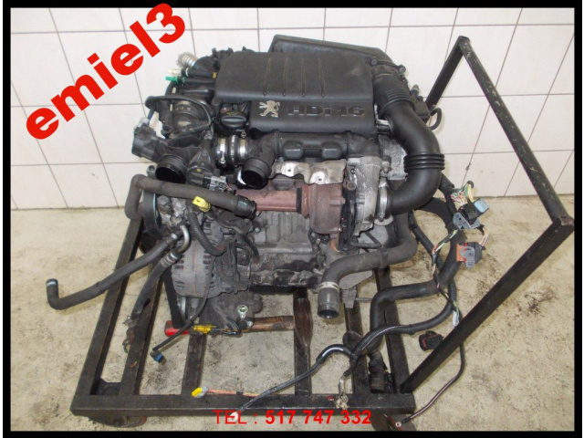 Двигатель 1.6 HDI PEUGEOT 407 в сборе состояние отличное