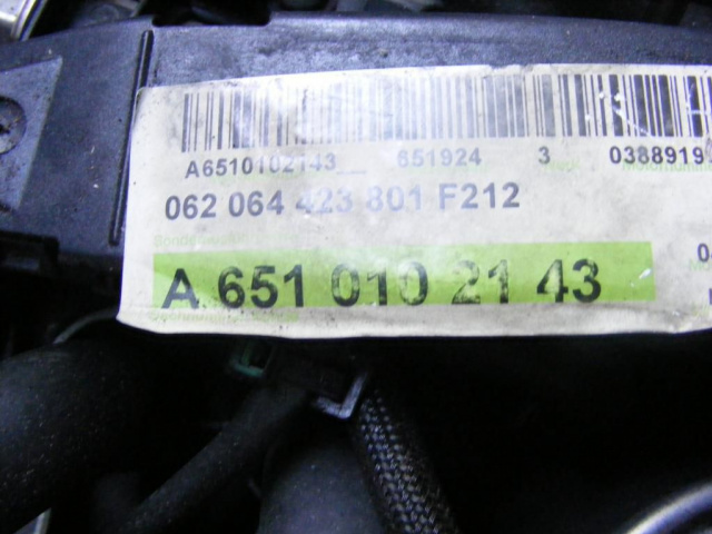 MERCEDES W212 W204 GLK двигатель A651 2.2 в сборе