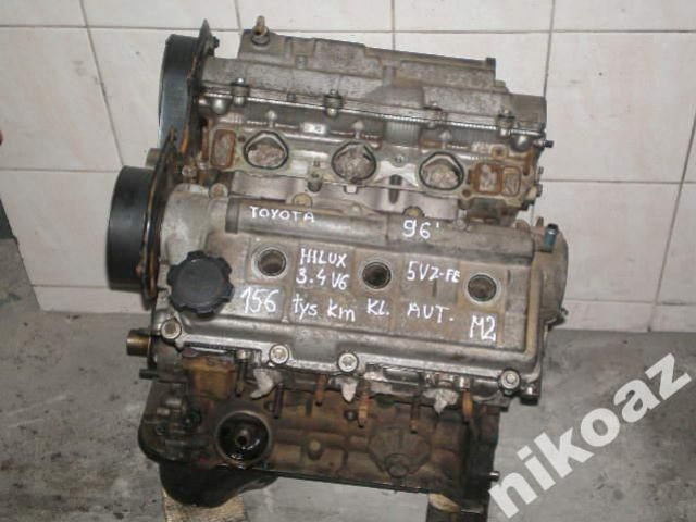 TOYOTA HILUX 3.4 3, 4 V6 24V 96 5VZ-FE двигатель