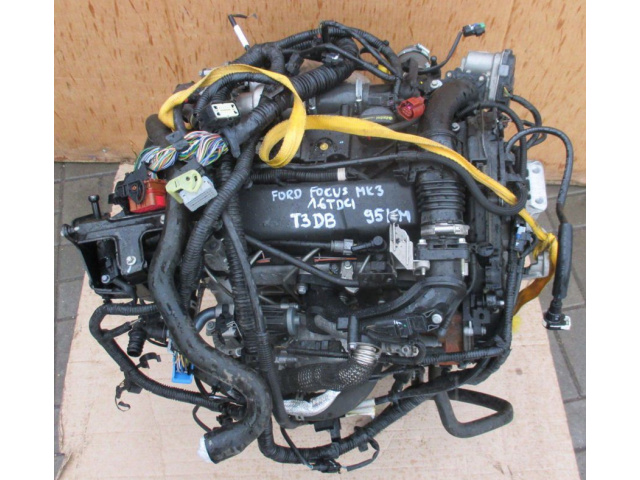 FORD FOCUS MK3 1.6 TDCI двигатель kompletnyT3DB