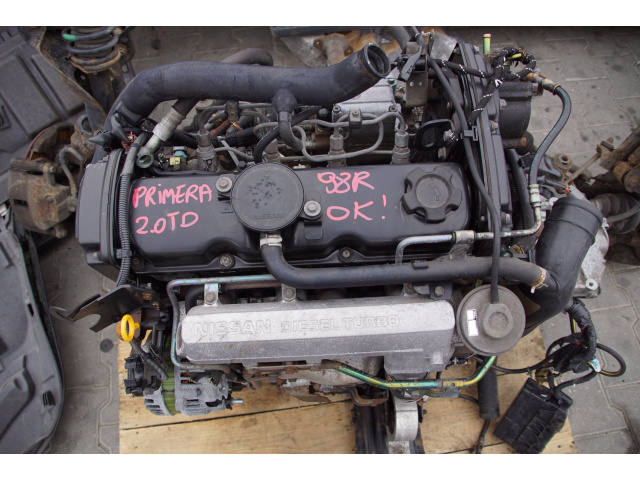 Двигатель NISSAN PRIMERA 2, 0 TD 98г. голый