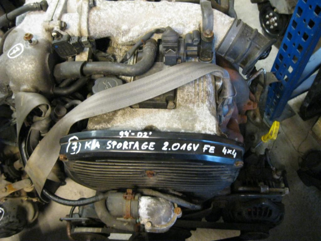 Двигатель KIA SPORTAGE 2.0 16V FE 4X4 в сборе 99