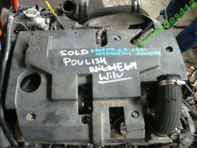 KIA SEDONA CARNIVAL 2.9CRDI 2001г. двигатель