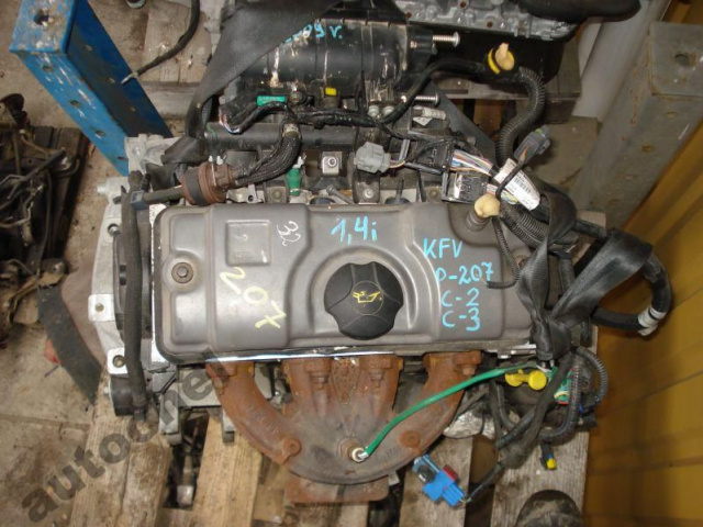 Двигатель Citroen C2 C3 207 Bipper Nemo 1.4 75 KM KFV