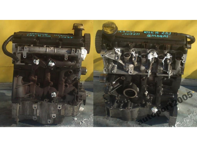 Двигатель Nissan Qashqai 1, 5 DCi K9K H 282