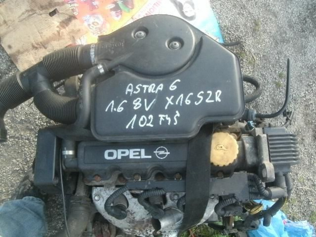 Двигатель OPEL ASTRA G, VECTRA B 1600 8V, X16SZR, 102TYS