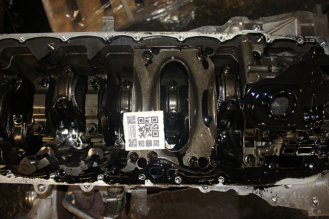 Фотография блока двигателя без поддона (коленвала) BMW N57D30A