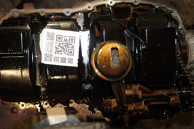 Фотография блока двигателя без поддона (коленвала) RENAULT K4J 713