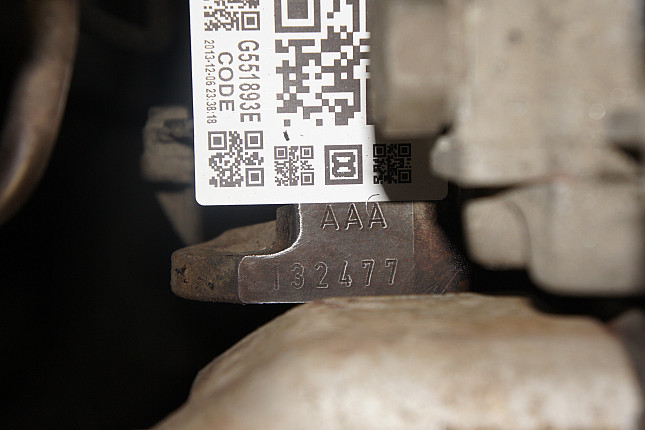 Номер двигателя и фотография площадки VW AAA