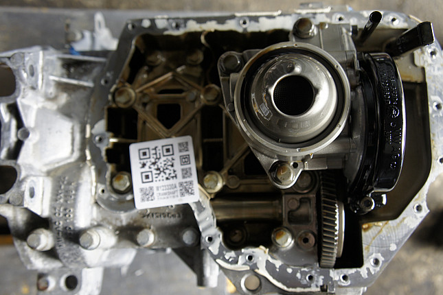 Фотография блока двигателя без поддона (коленвала) Skoda BZG