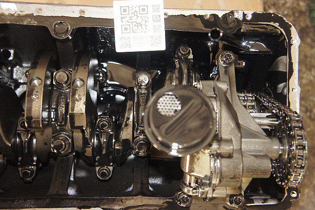 Фотография блока двигателя без поддона (коленвала) MERCEDES-BENZ OM 604.912