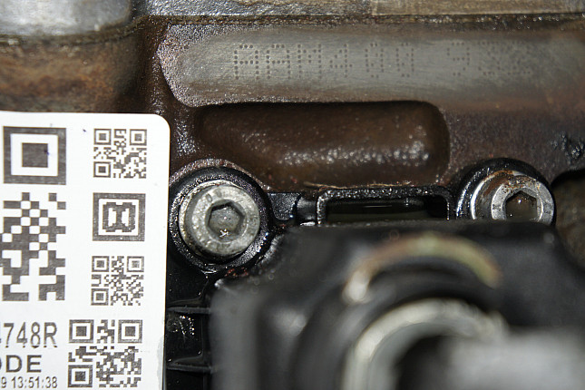 Номер двигателя и фотография площадки VW AAM