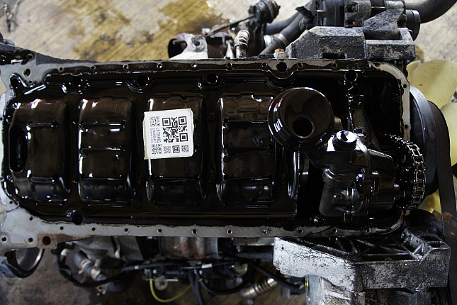 Фотография блока двигателя без поддона (коленвала) SsangYong D27DT
