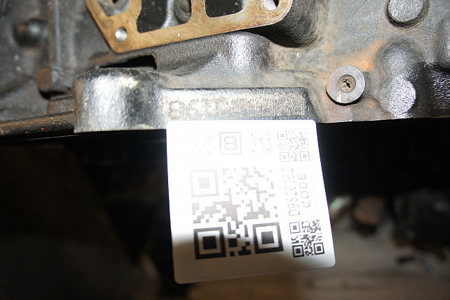 Номер двигателя и фотография площадки VW BXE