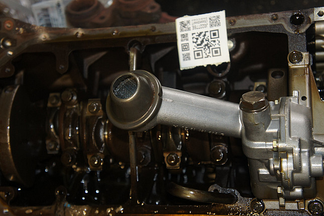 Фотография блока двигателя без поддона (коленвала) MERCEDES-BENZ M 111.978