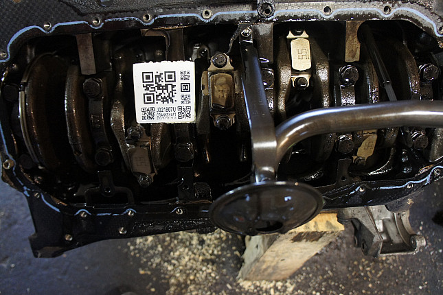 Фотография блока двигателя без поддона (коленвала) VW ACV