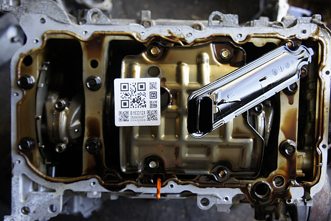Фотография блока двигателя без поддона (коленвала) Honda R18A2