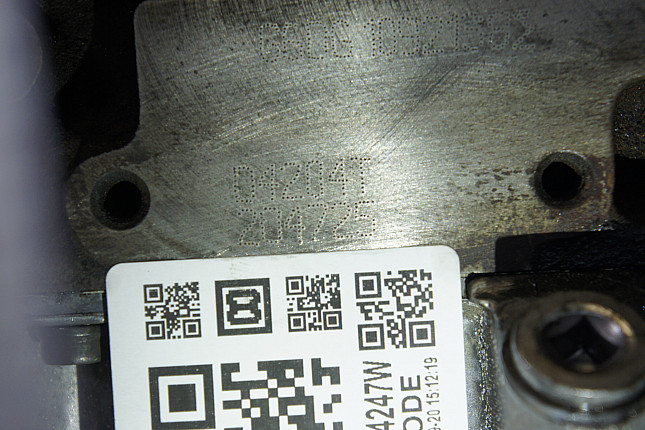 Номер двигателя и фотография площадки Ford G6DG